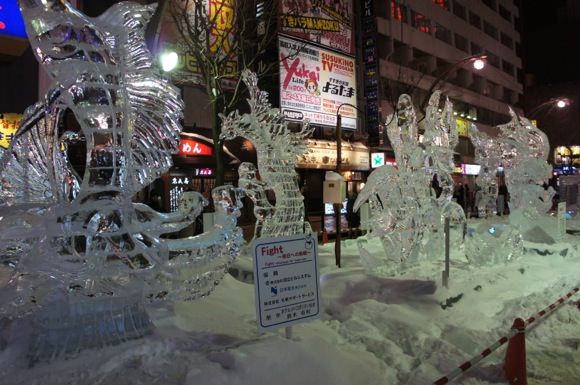 Snowfestival in sapporo susukino 14