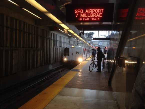 How to board san francisco bart 8