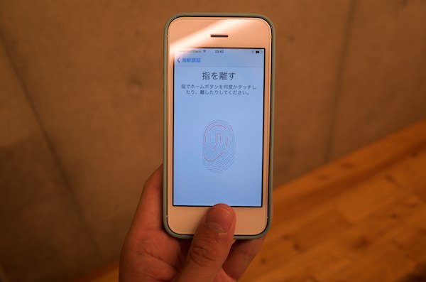 Iphone5s fingerprint authentication 7