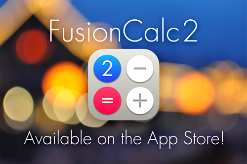 FusionCalc2：「計算メモ」ができて超便利なiPhone計算機アプリ。しかも無料！