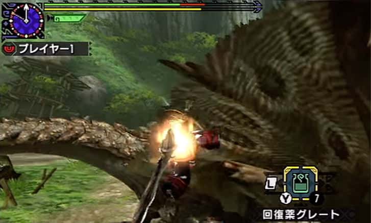 Monster hunter x aerial large sword 1