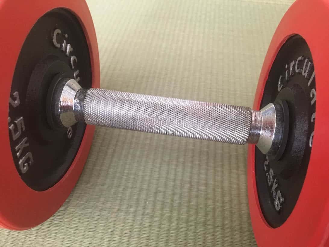 Tennis grip dumbbell 2