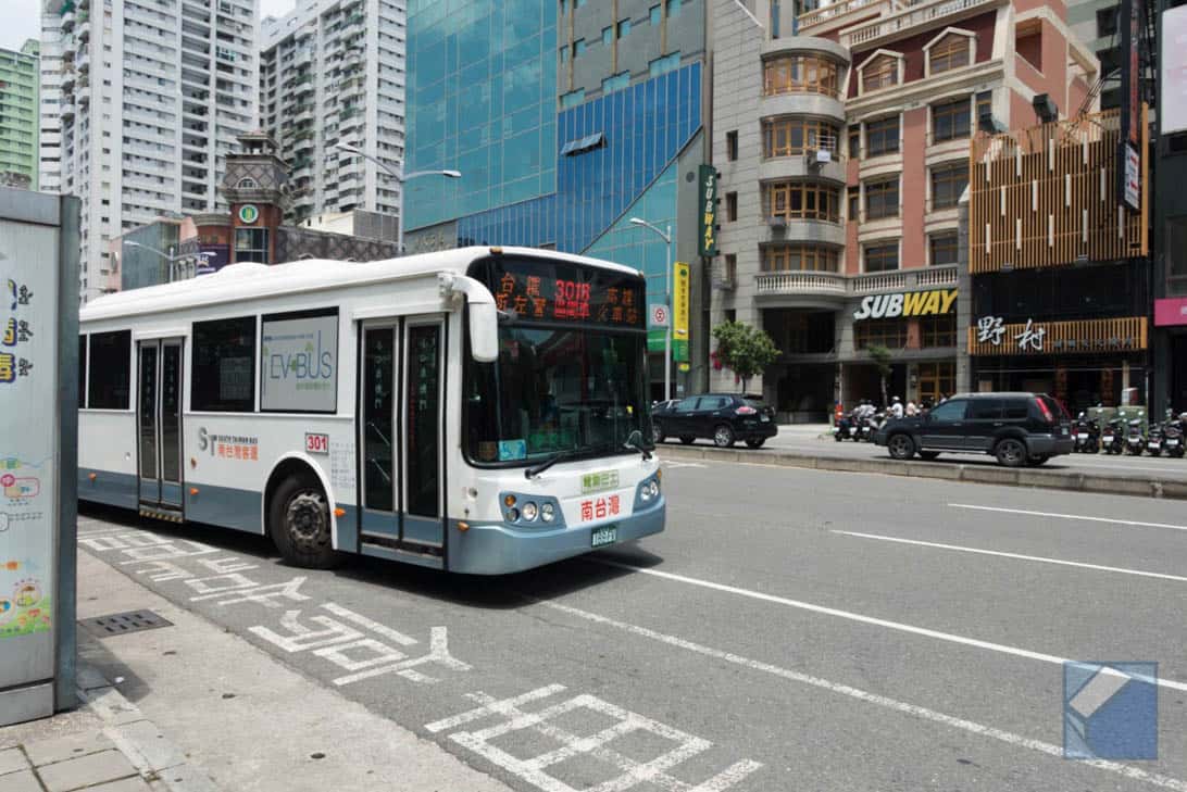 台湾・高雄市での路線バスの乗り方