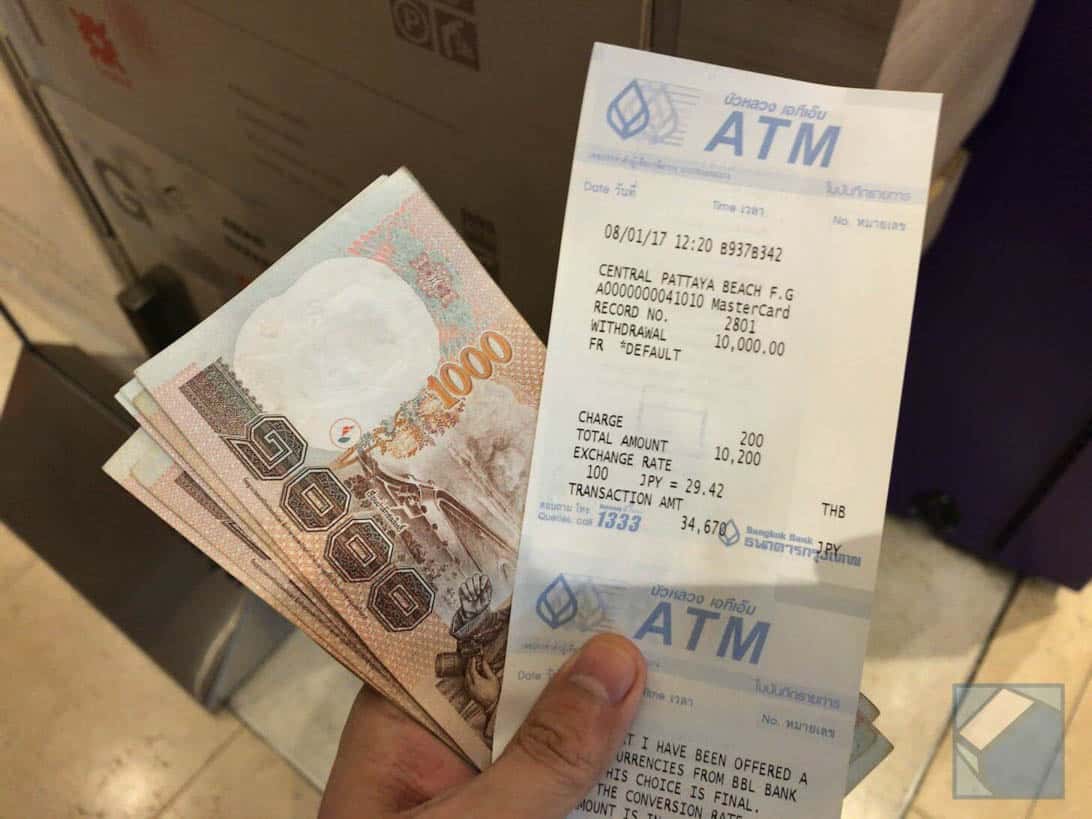 Mastercard overseas cashing thai 11