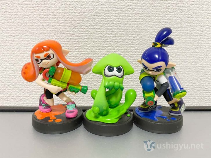 スプラトゥーンのガール、ボーイ、イカのamiibo