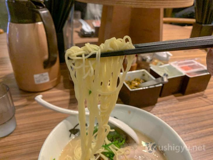 一風堂と全く同じまんかいのラーメン