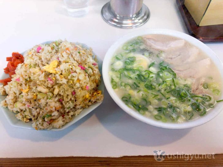 ひろせ食堂のラーメン焼めしセット