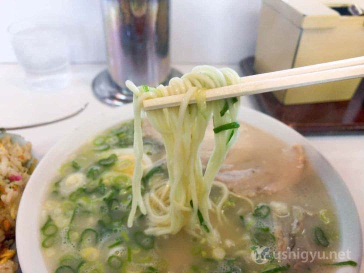 ひろせ食堂のラーメン麺