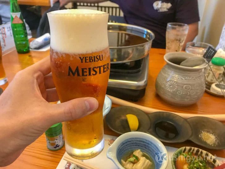 淀水二行のビール