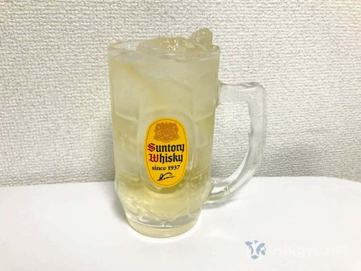 サントリー角ハイジョッキを使うと居酒屋の雰囲気が出る