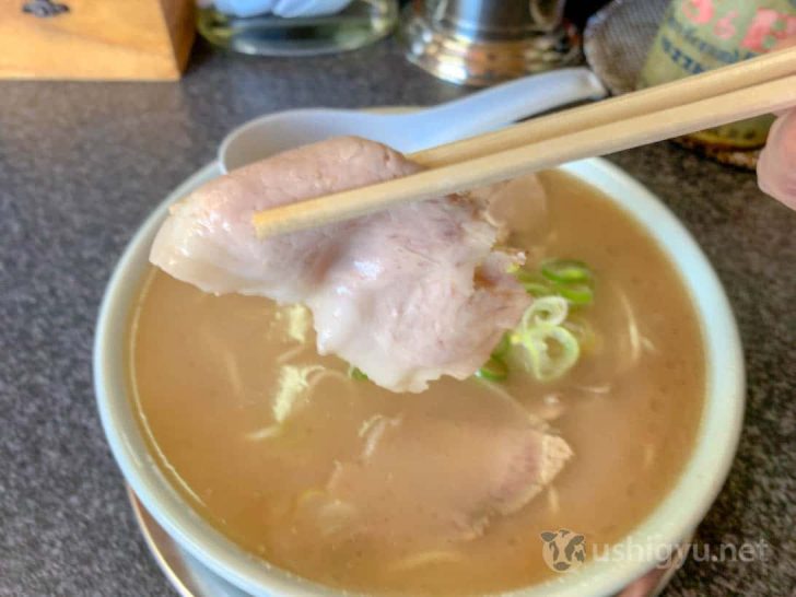 いちげんラーメンのチャーシュー