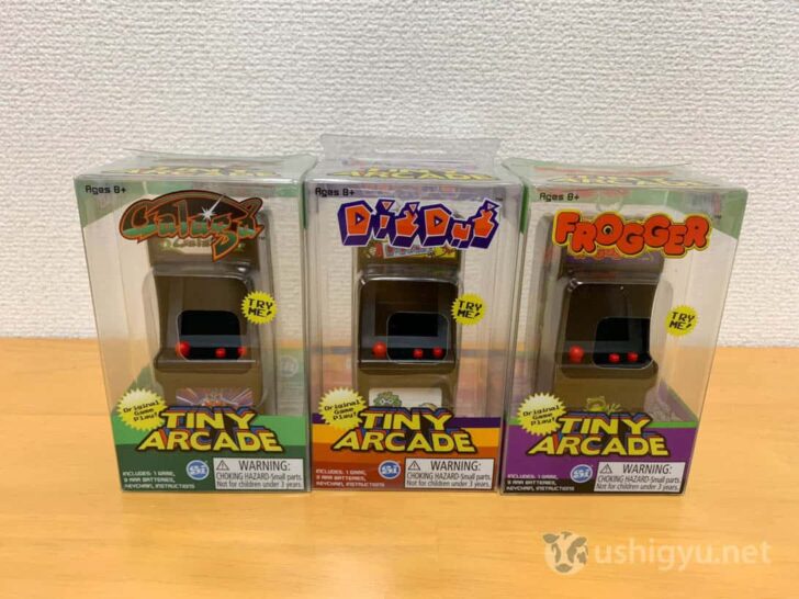 Tiny Arcade第二弾はギャラガ、ディグダグ、フロッガー