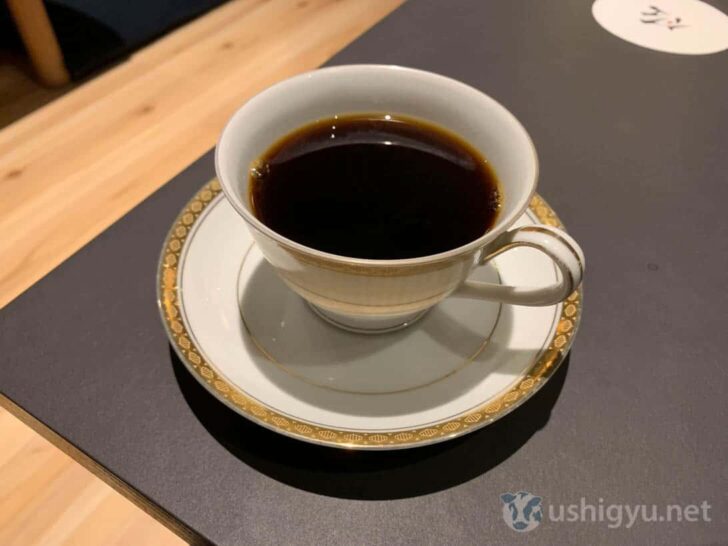 締めの締めはコーヒーで