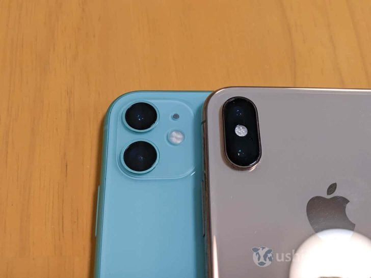 iPhone XSは広角と望遠、iPhone 11は広角と超広角という大きな違いがある