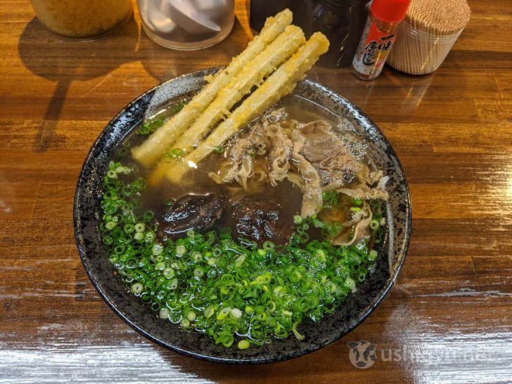 肉ごぼう＆しいたけのうどん