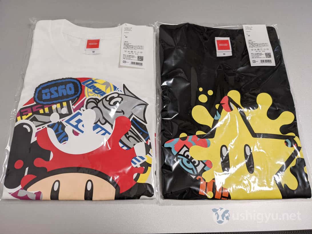 スプラトゥーン2の「スーパーマリオブラザーズ35周年フェス」Tシャツとキーホルダーのレビュー