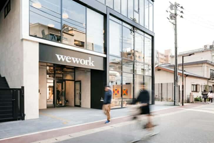 WeWork 大名エントランス