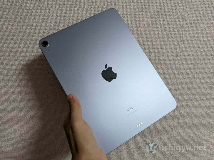 iPad Air 第4世代は、トップの電源ボタン搭載Touch IDが超良い