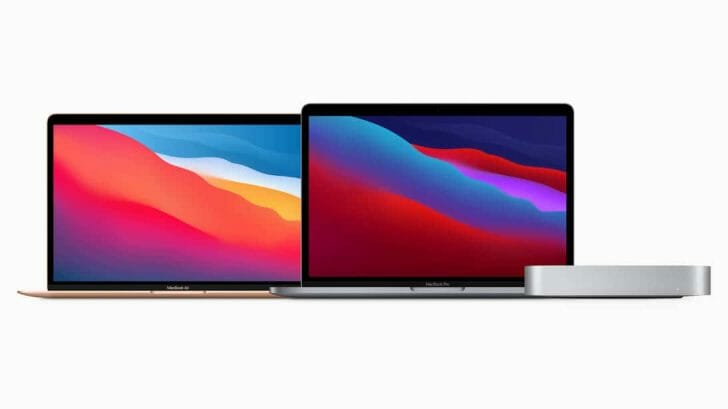 Apple M1チップ搭載Macラインナップ