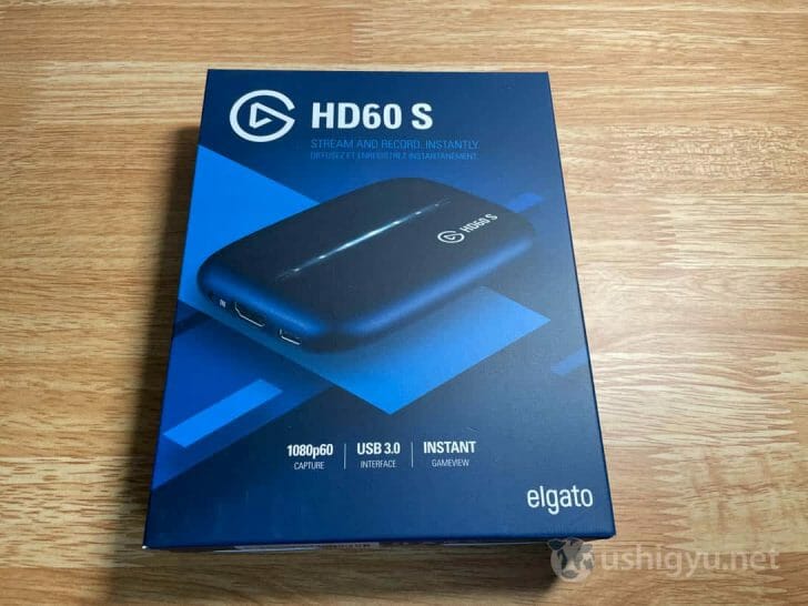 キャプチャボードHD60 Sのパッケージ