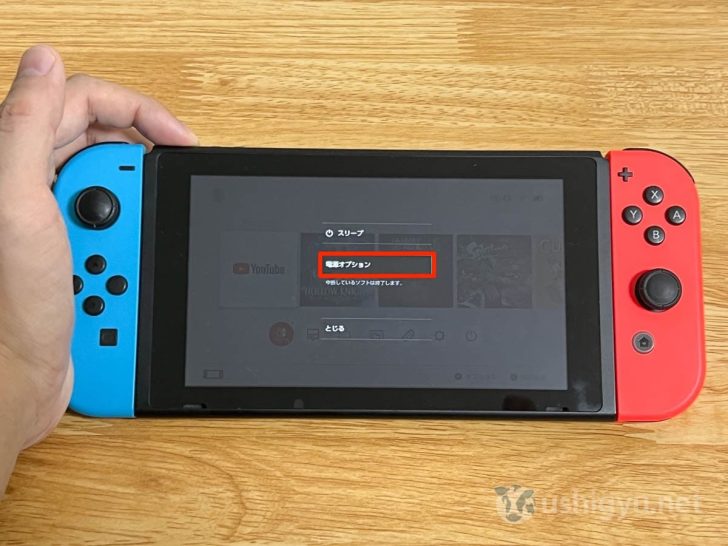 セーブデータを残して初期化する場合、一旦Switchの電源をスリープではなく完全にオフする