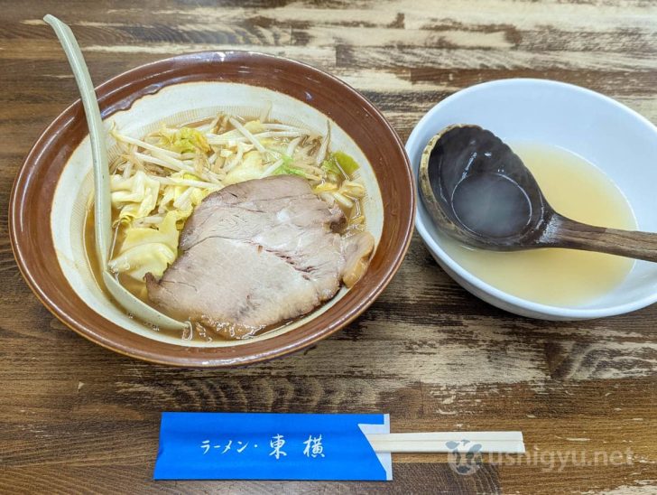 ラーメン東横のみそラーメン