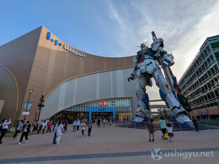 ららぽーと福岡の実物大νガンダム