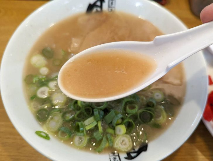 風びラーメンのスープ