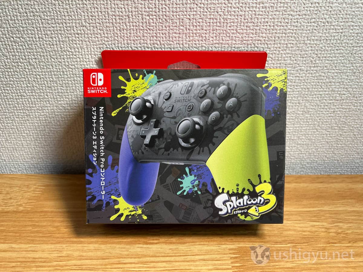 Nintendo Switch Proコントローラー スプラトゥーン3エディションを写真で紹介