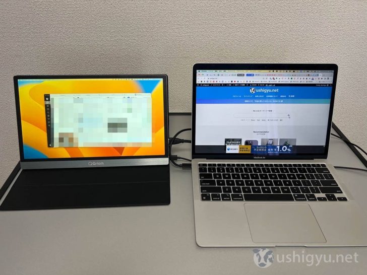 MacBook Airと接続