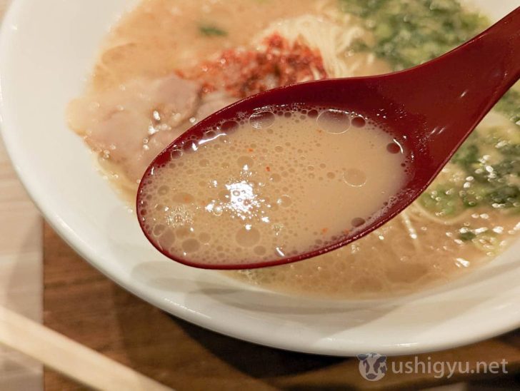 麺屋我ガのラーメンスープ