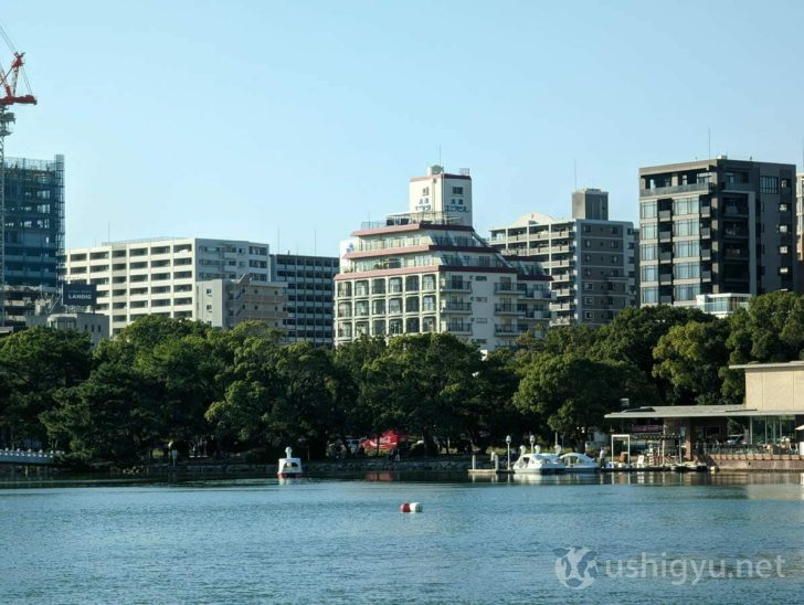 大濠公園の光学5倍ズーム写真