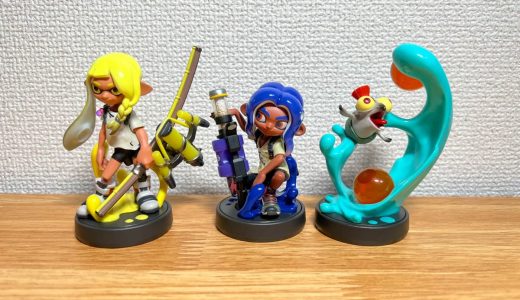 スプラ3のamiibo「コジャケ」「インクリング 」「オクトリング」の写真とギアのもらい方。居眠りコジャケかわいい！