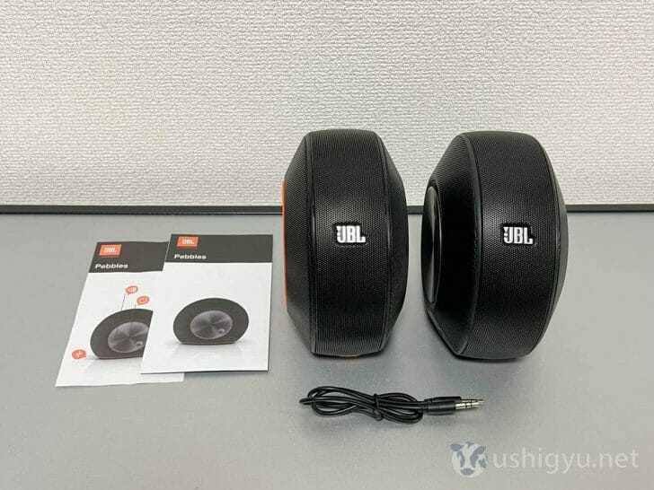 JBL Pebblesの同梱物