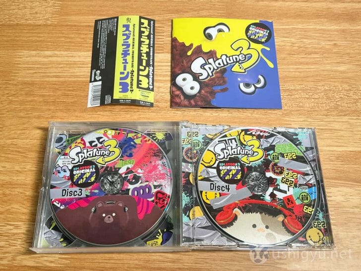 Disc3は例のクマ、Disc4はコジャッジくん