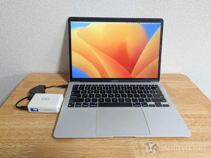 MacBook Air用予備バッテリーとしてちょうどいい