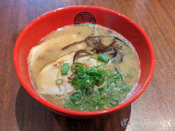 いちむじんの豚骨ラーメン