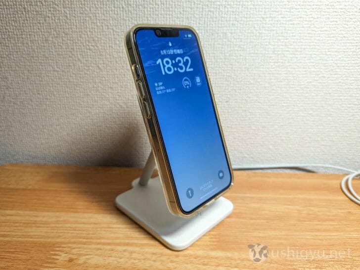 MagSafe充電スタンド「Forte」にもしっかりくっついた