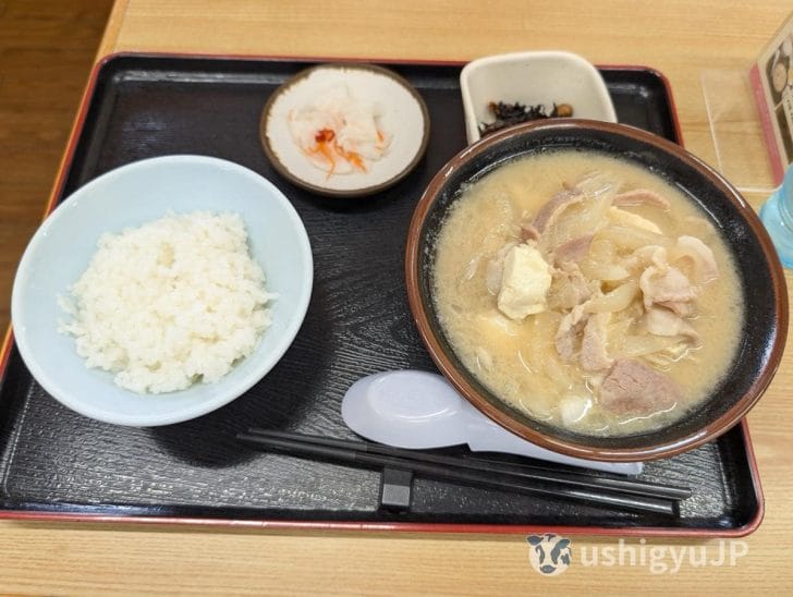 とん汁定食（ライスのみ小）