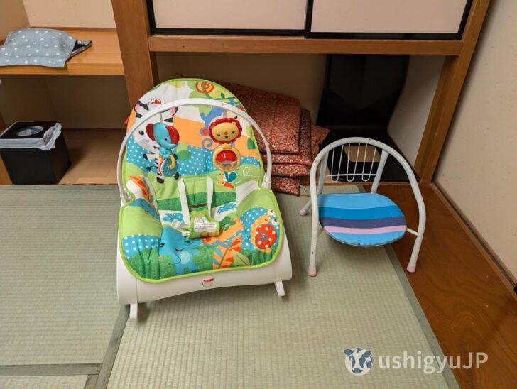 子ども用のイスも用意されている