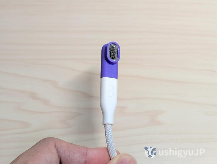 USB-Cケーブル側にはコネクタを外した元の部分を差し込んでおけば準備完了