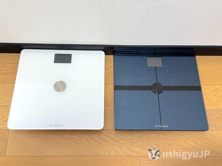 Withings Body+とBody Smartは見た目がほとんど同じ